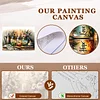 (US Only)Paint By Numbers Kit On Canvas DIY Oil Art Flower Picture Home Wall Decor50x40cm