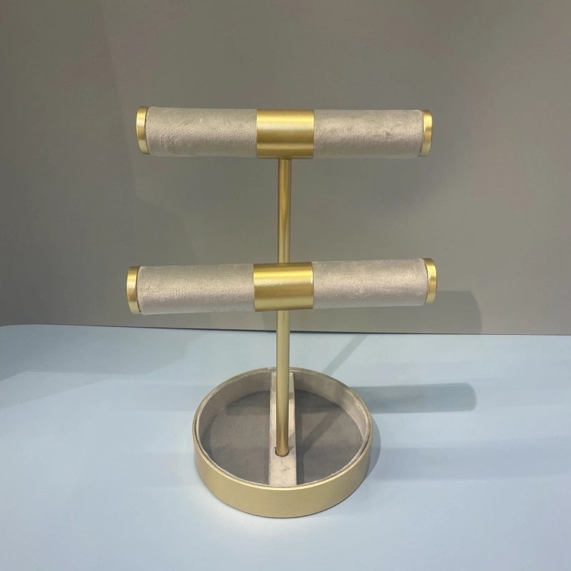 Minimalist Round Metal Spray Paint Jewelry Rack 1 Piece