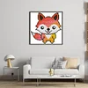Fox-14CT Stamped Cross Stitch Kit(14*15cm)