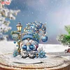 2D Flat Christmas Print DIY Diamond Painting Desktop Ornaments Kit Table Decor