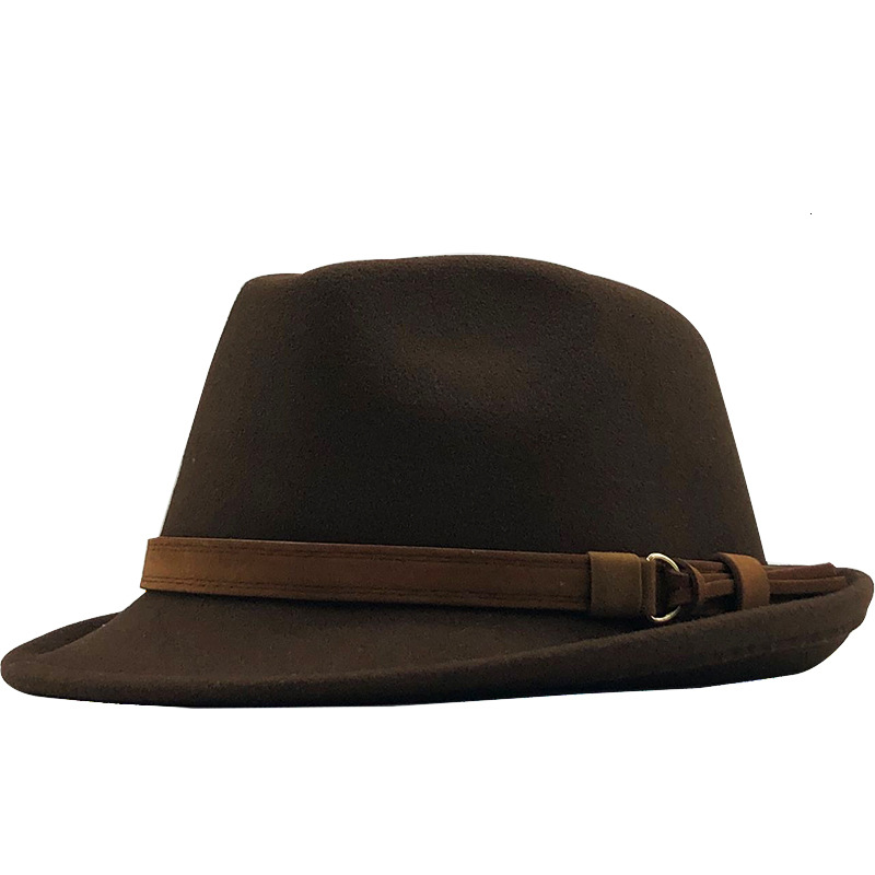 Multicolor Woolen Warm Hat British Retro Jazz Hat