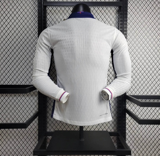 2024 England Home Long sleeve Player version Football Jersey Set Thai Quality