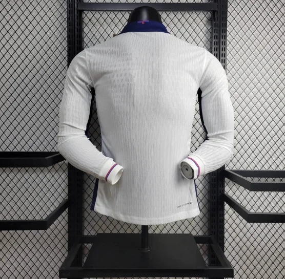 2024 England Home Long sleeve Player version Football Jersey Set Thai Quality