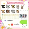6pcs DIY Diamond Painting Double Sided Keychains - Tiger Cat、[Everydayedeals]