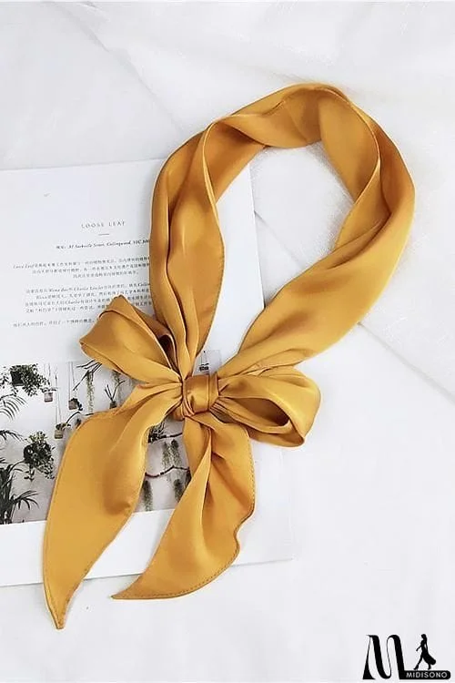 MidiSono - Solid Ribbon Scarf