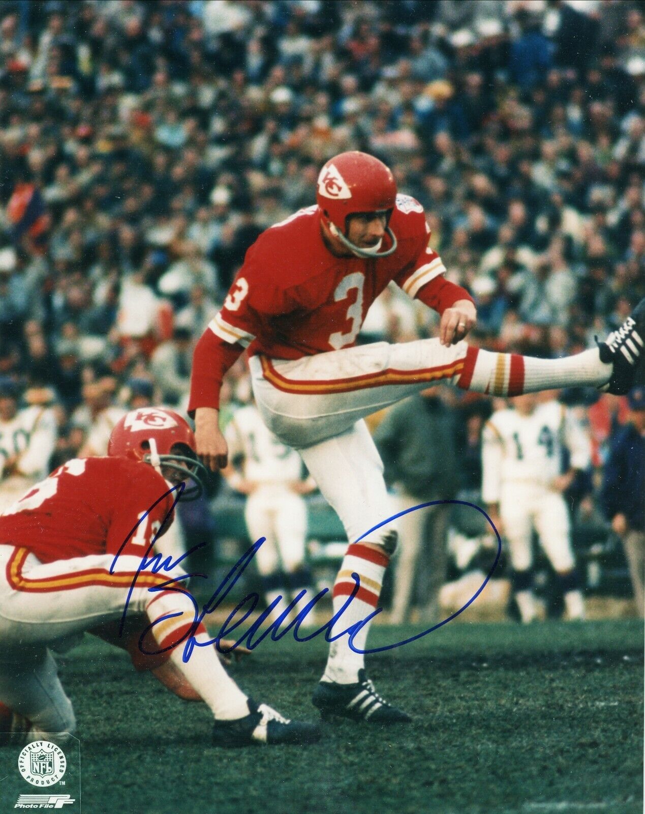 Jan Stenerud Kansas City Chiefs Signed Autographed 8x10 Glossy Photo Poster painting COA