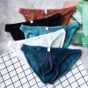 Men's Low-Waist Sexy Ice Silk High-Elastic Breathable Briefs