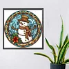 Diamond Painting-DIY Crystal Rhinestone Xmas Snowman