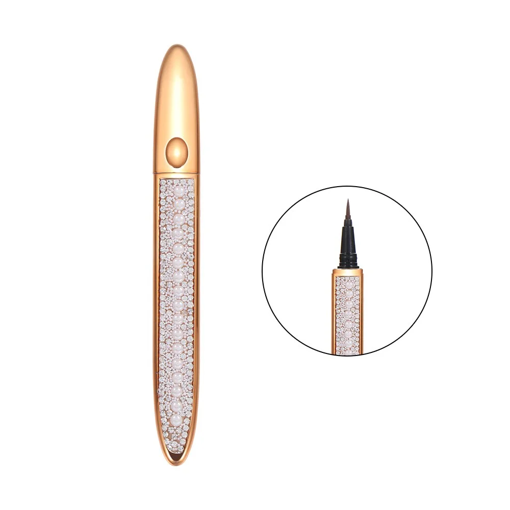 Magic Self-adhesive Liquid Eyeliner Pencil No Glue Magnetic Needed for Eyelashes Waterproof Eye Liner Pen Makeup Cosmetic