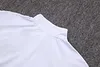 Joyfball 2025/2026 Real Madrid Half-Pull Training Suit White Retro Version Football Shirt 1:1 Thai Quality