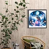 >SALE<5D DIY Full Round Drill Diamond Painting Owl Kit Home Decor Art Craft 40x40cm