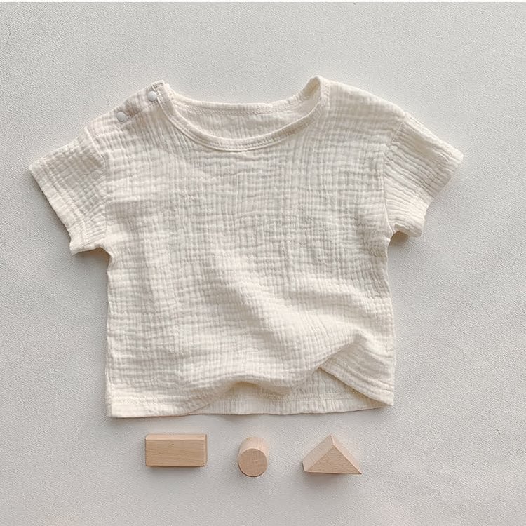 Baby Beige Casual T-Shirt