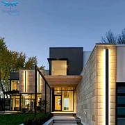 AOEH LED Wall Lights Long Wall Lamp Villa Wall Lamp Black Wall Lights Ip65 Waterproof Aluminum Outdoor Wall Lamp For Gardens,Terraces,Bedrooms,Living