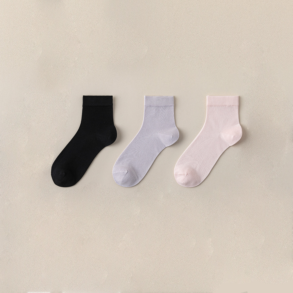 Women's Cozy Socks 3-Pack For Ultra-Soft Home Essentials REAL SILK LIFE