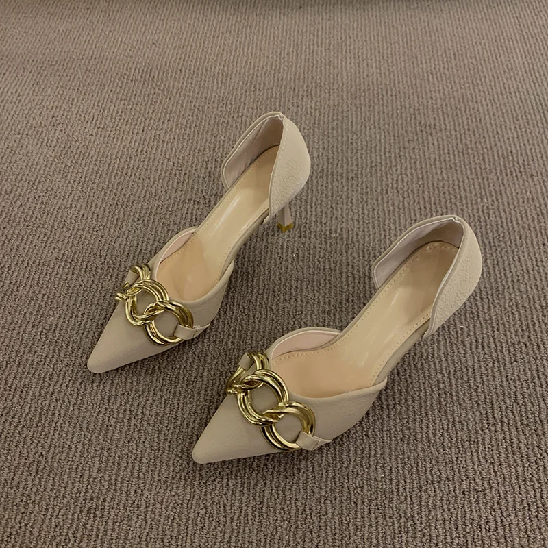 Women's Fashion French Pointed Fine Heeled High Heels-PABIUYOU- Women's Fashion Leader