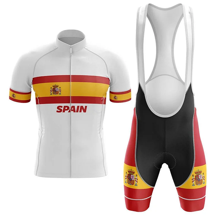 Spain Men's Short Sleeve Cycling Kit