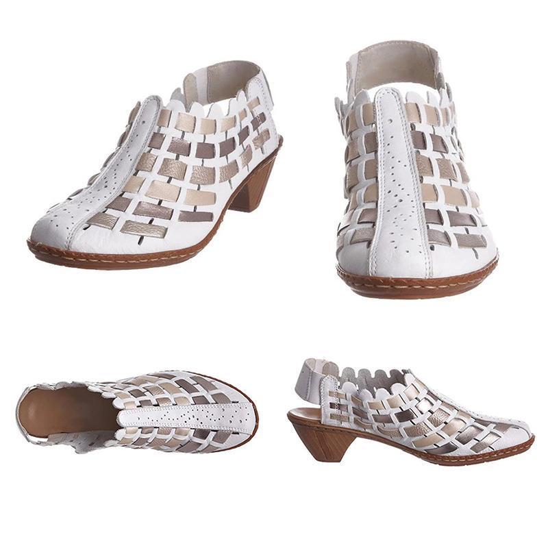 Women Casual Comfy Elastic Band Plus Size Sandals | 168DEAL