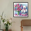 Diamond Painting-DIY Full Round Drill Cute Bear