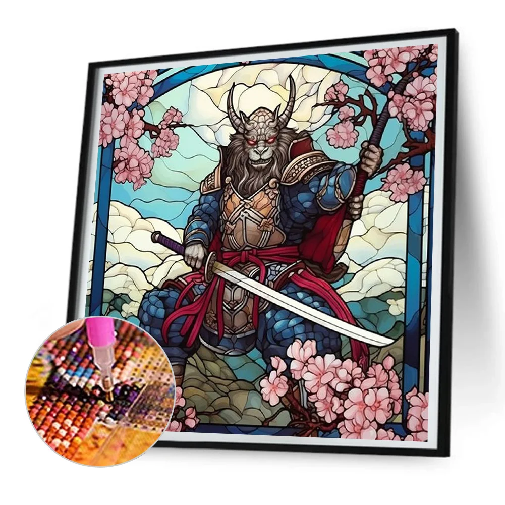 Full Round Diamond Painting 30*30cm - Aquaman And Bull King