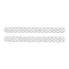 2Pcs Car Reflective Stickers Warning Anti-collision Reflective Strips (Red)