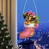 (Multistyle) Acrylique Bas De No&euml;l Chien-Bricolage Pendentif