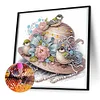 Flower Hat-Crystal Rhinestone Diamond Painting