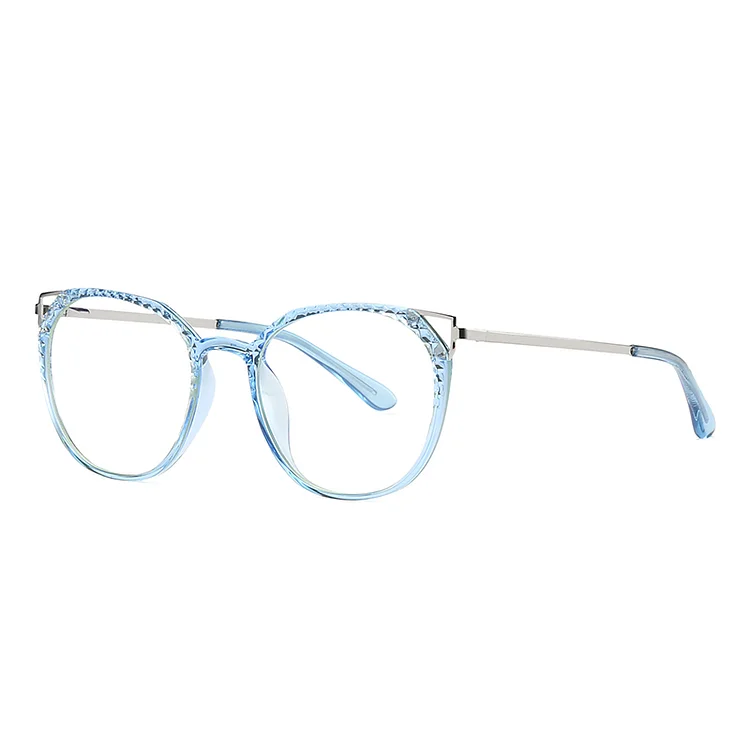 Blue Light Blocking Glasses Frame New Arrival Full Rim Plastic UV400 Prescription Eyewear Anti-Reflective Coating