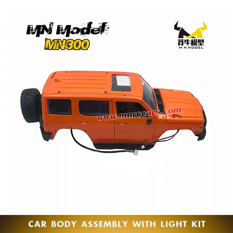 MN Model MN300 RC Car Parts Body Assembly with Light Kit