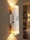 Rechargeable Stick on Night Light W/ Motion Sensor Magnetic Cordless LED Wall Night Lights for Bedroom Bedside Hallway Courtyard Doorway