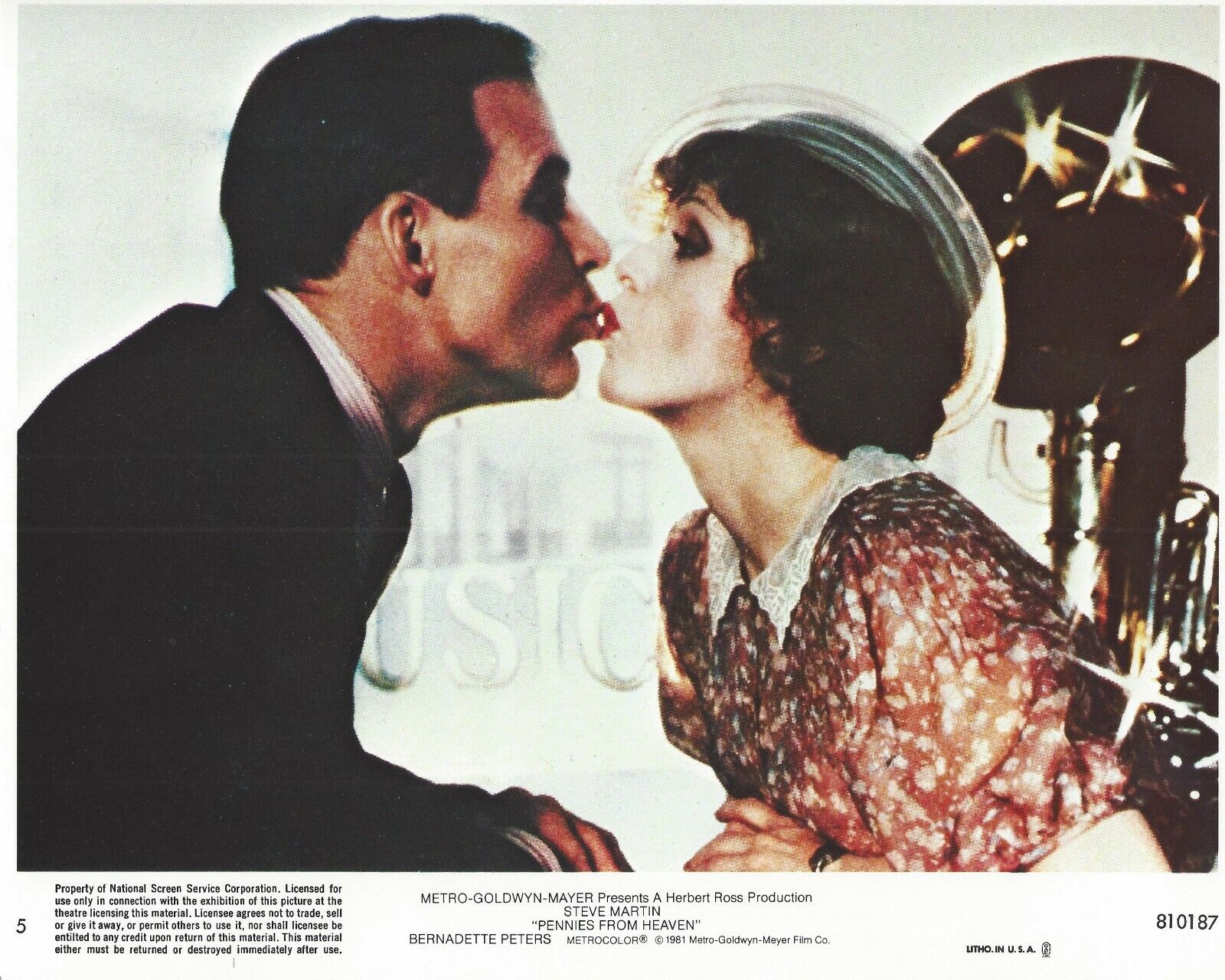 Pennies From Heaven Original 8x10 Lobby Card Poster Photo Poster painting 1981 #5 Martin Peters