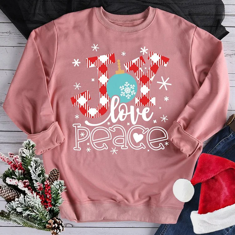 Joy Christmas Sweatshirt-07680-Annaletters
