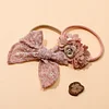 3PCS Adorable Floral Bowknot Hair Head Bands Set for Babies
