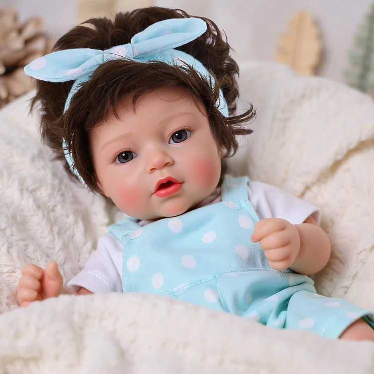 Babeside Ethan 12"/16" Realistic Silicone Quiet Baby Little Infant Girl Best Gift for Kids