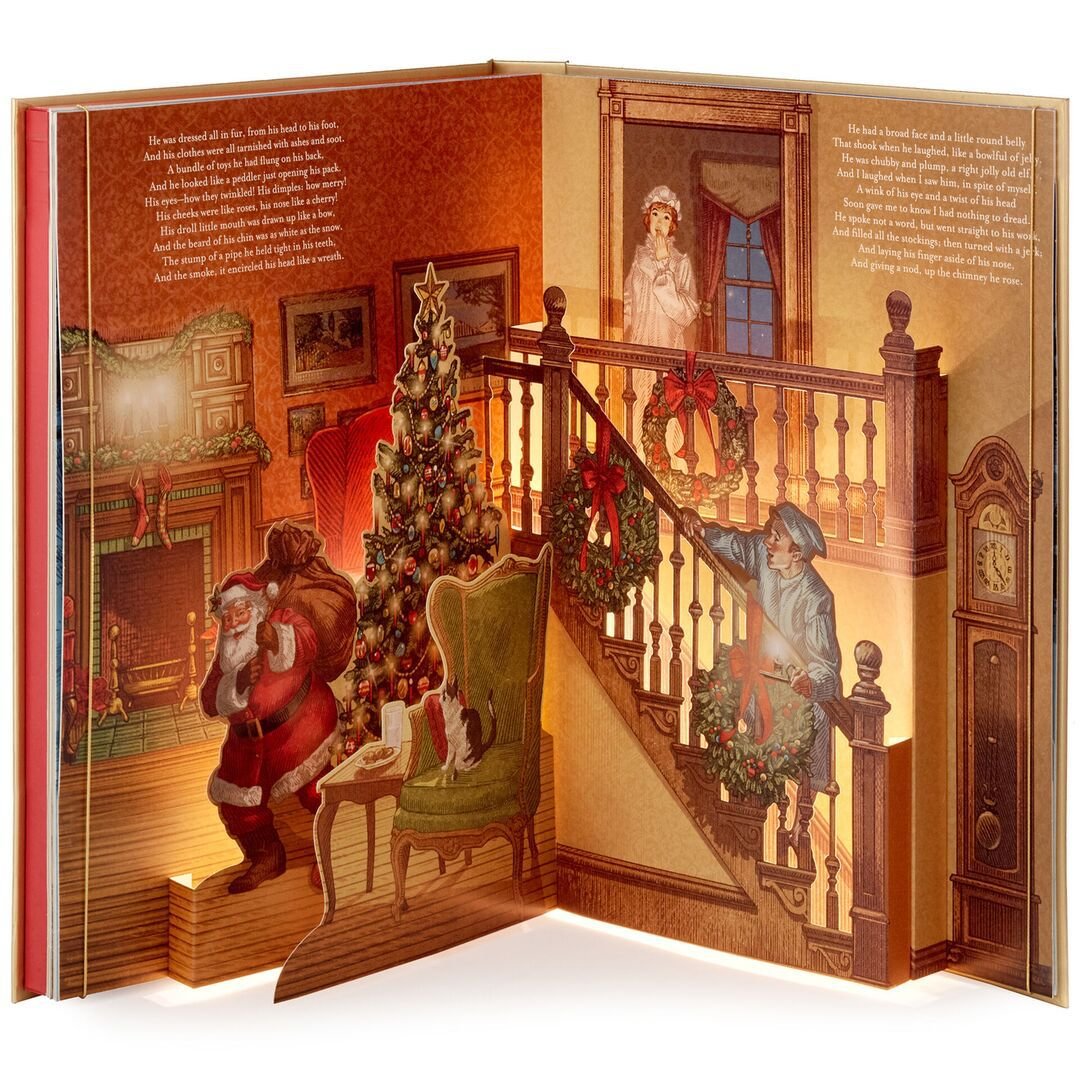 The Night Before Christmas PopUp Book With Light And Sound