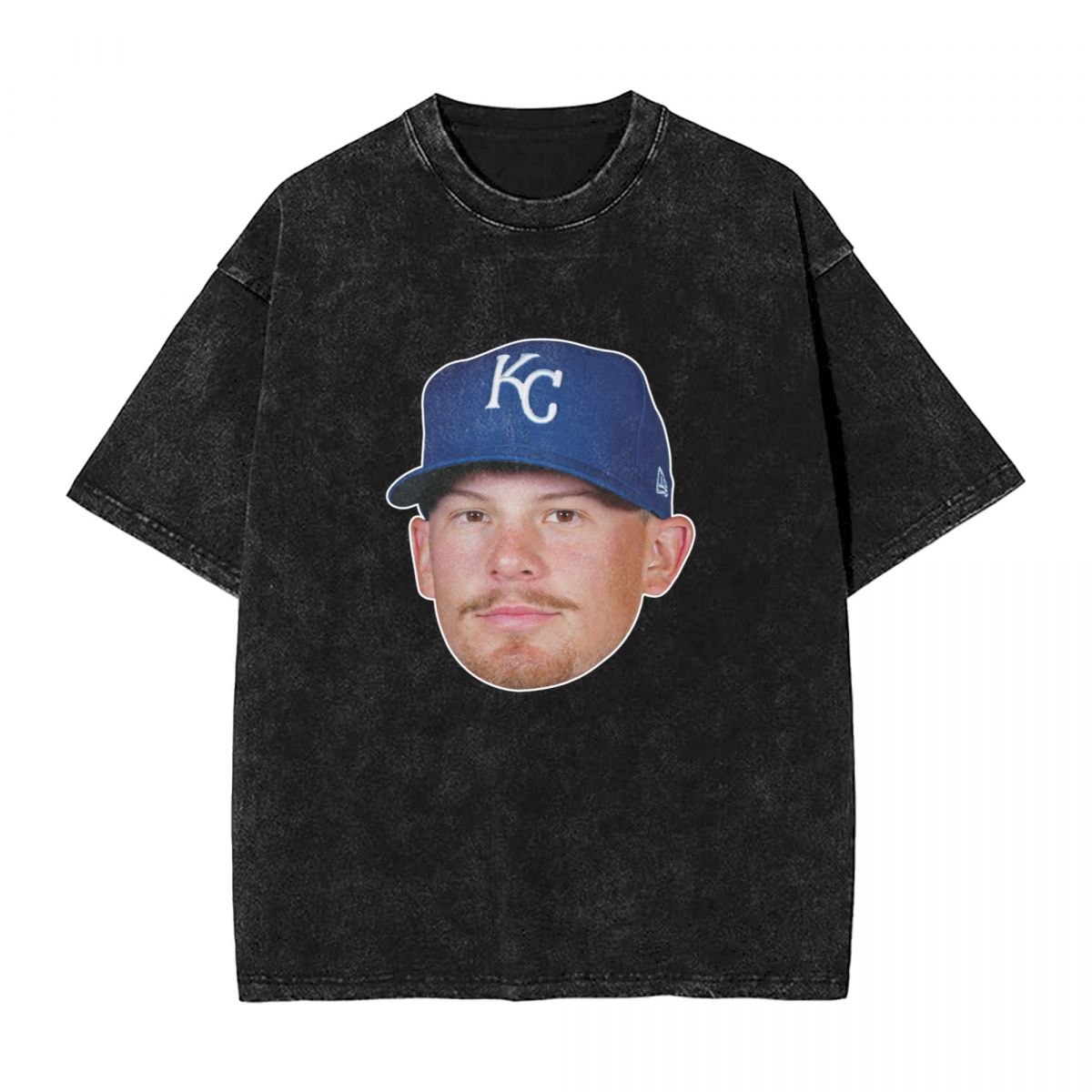 Kansas City Royals Bobby Witt Jr. Men's Vintage Oversized T-Shirts