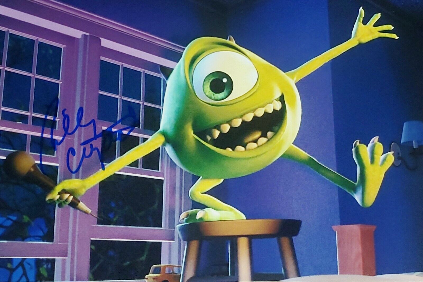 Billy Crystal Hand Signed Autograph Photo Poster painting Monster's Inc Mike Wazowski Actor