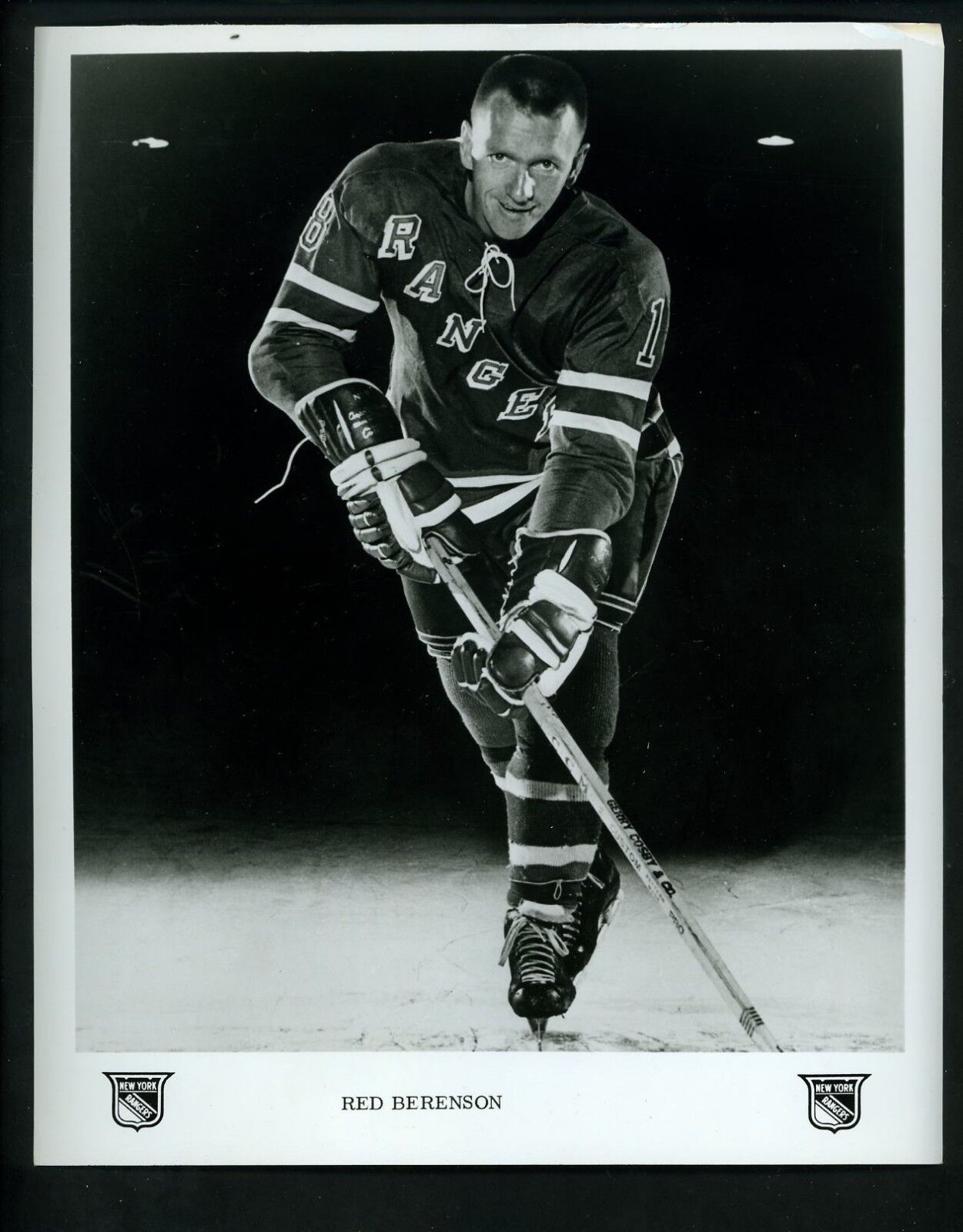 Red Berenson circa 1960's Team Issued Press Photo Poster painting New York Rangers