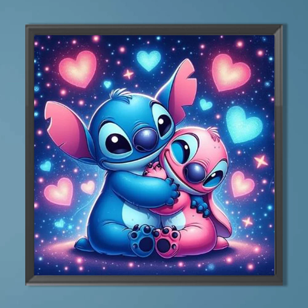 Diamond Painting - Full Round Drill - Lilo & Stitch(Canvas|40*40cm)