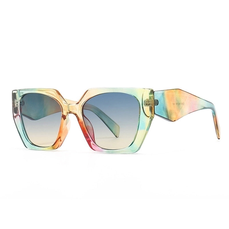 Fashion Solid Color Pc Polygon Full Frame Women’s Sunglasses