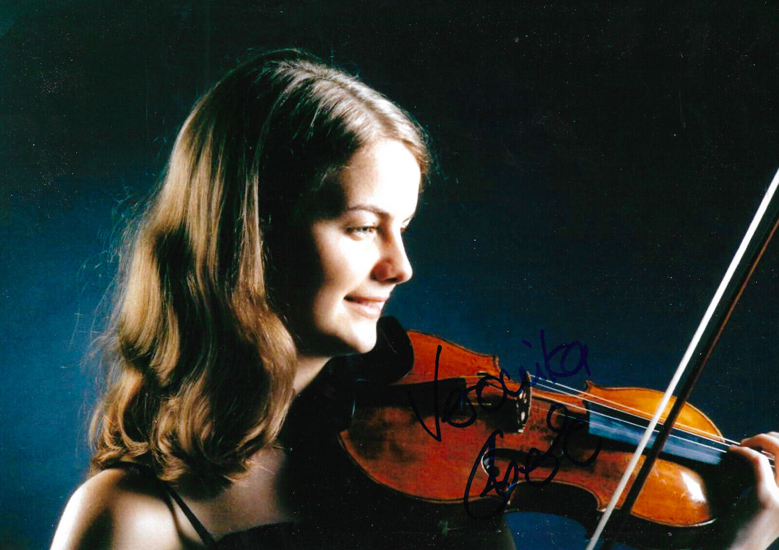 Veronika Eberle Violinist signed 8x12 inch Photo Poster painting autograph