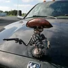 49% OFF - Cowboy Skull Gunslinger Hood Ornament Sculpture