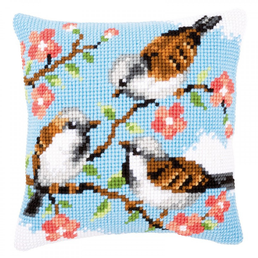 

Bird - 11CT Stamped Cross Stitch Pillowcase - 40*40CM, 501 Original