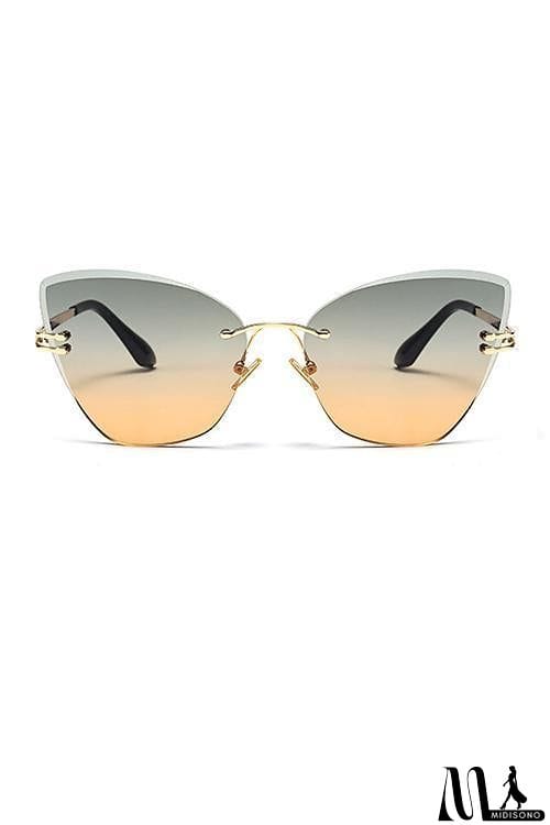 MidiSono - Cat Eye Gradient Sunglasses