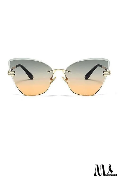 MidiSono - Cat Eye Gradient Sunglasses