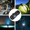 Mini LED Flashlight USB C Rechargeable Hat Clip Light for Camping Emergency