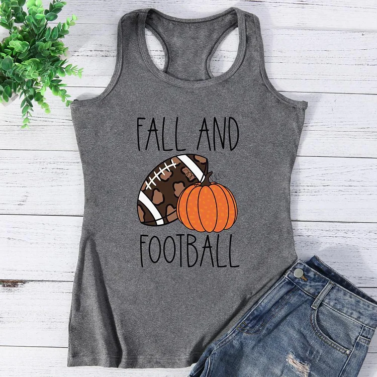 Fall football Vest Top-Annaletters