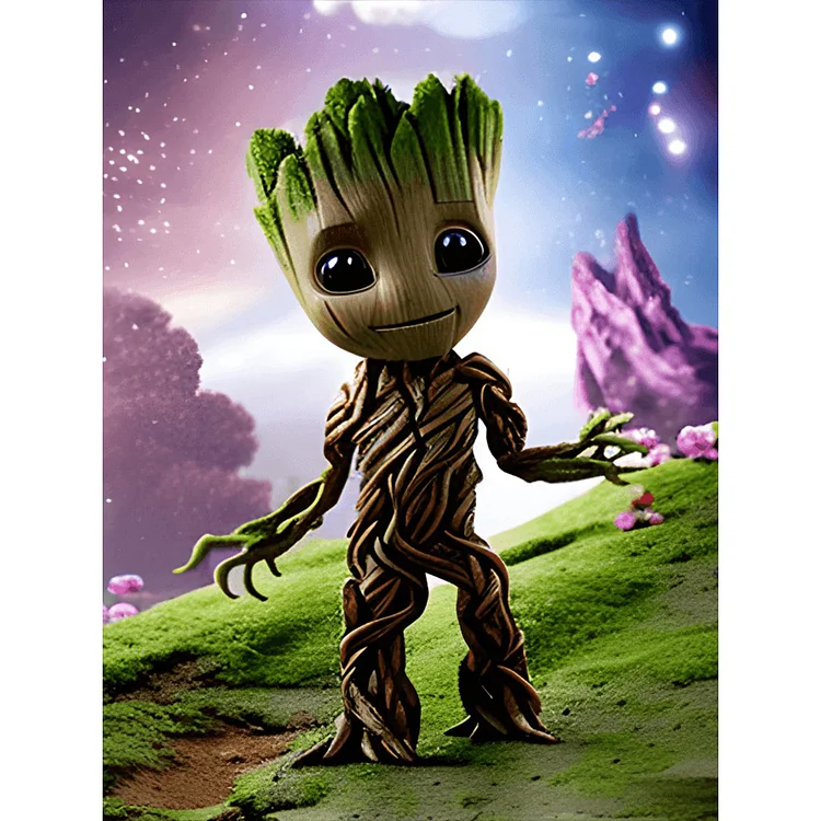 Groot Treant 40*50CM(Canvas) Full Round Drill Diamond Painting gbfke