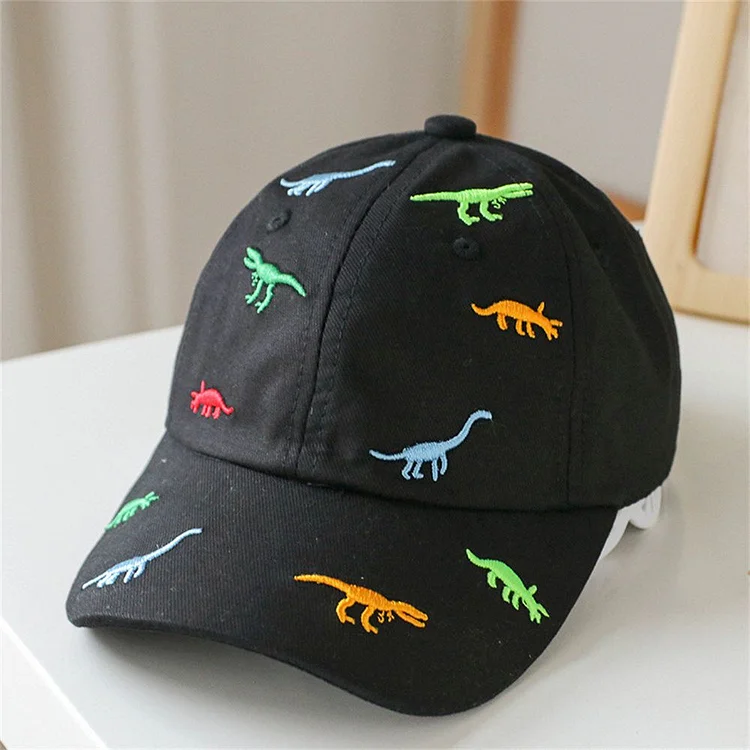 1PC Kids Dinosaur Baseball Cap Children Embroidery Sun Hat 1-4 Years Girls Boys Spring Summer Outdoor Adjustable Peaked Cap