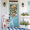 🌸Spring Hot Sale🔥Spring Pink Tulip Swag Wreath-mysite-Adracos