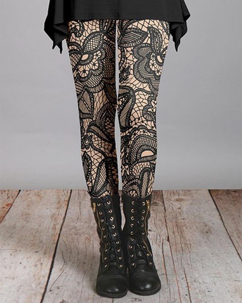 Women's Casual Printed Pants08
